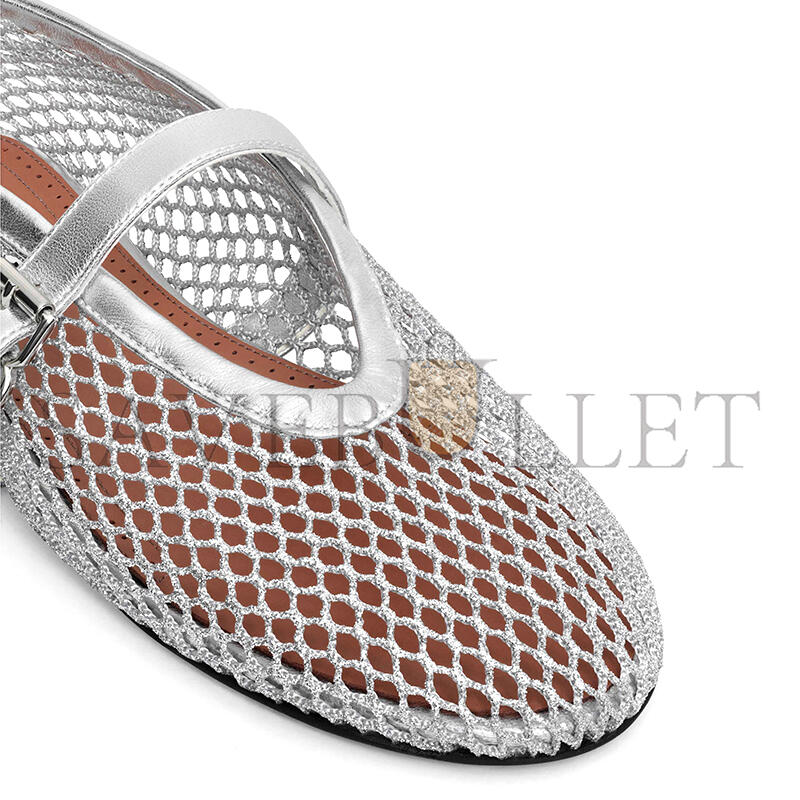 A1a1a BALLET FLATS IN LAMINATED FISHNET AA3A029TK028 - 090